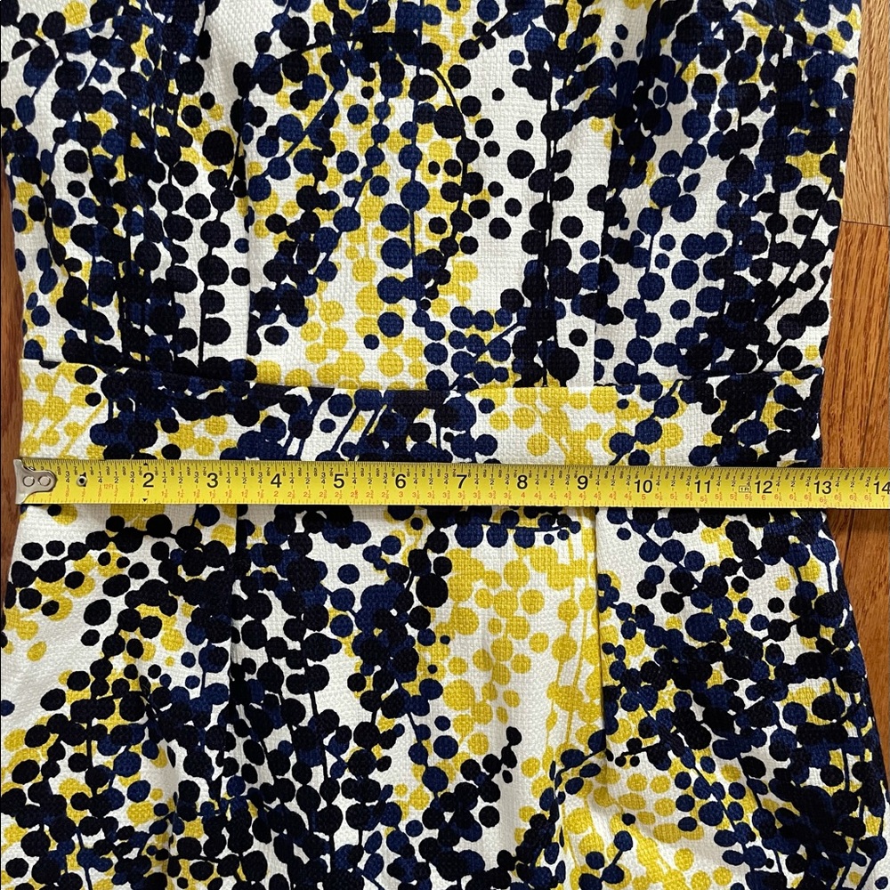 Boden Sleeveless Dress in Navy and Yellow - Picture 10 of 10